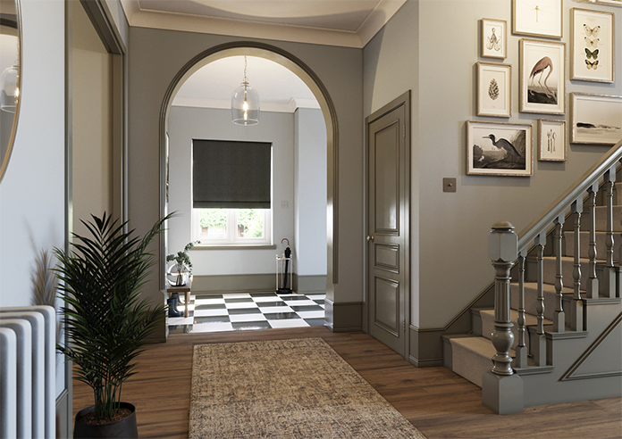 Wexley, Black Ink - Twist&Fit Roman Blind - Image 7